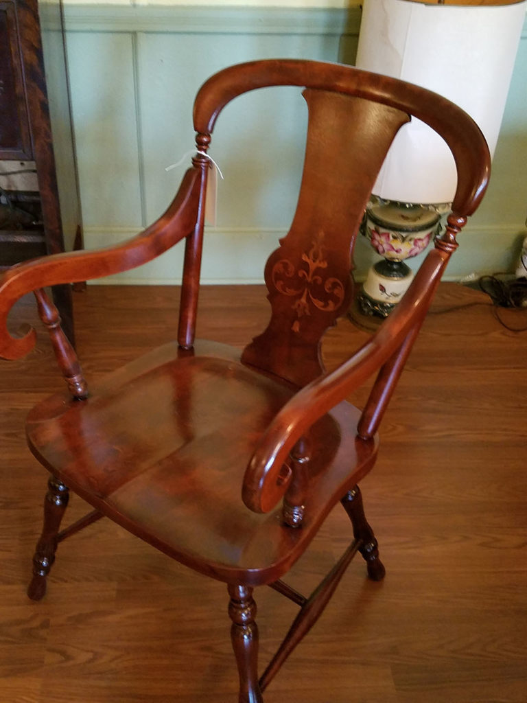 Solid Mahogany Chair - In Days of Olde